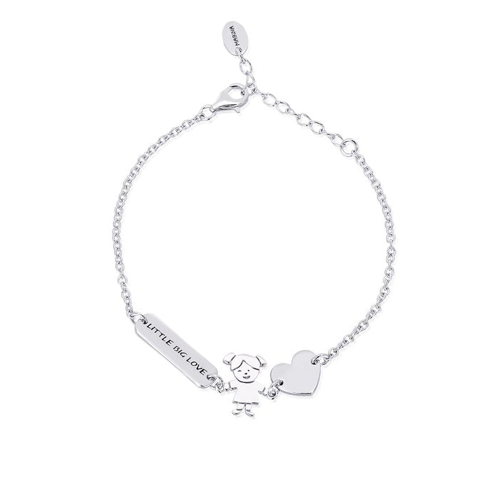Armbander bracelet plate/baby/heart