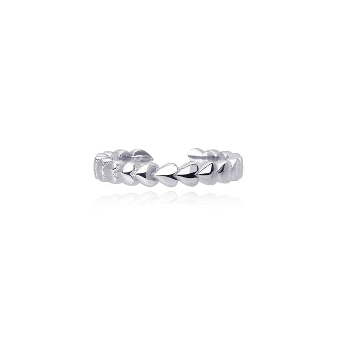 Open heart ring