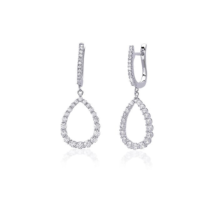 Boucles d'oreilles pendantes Ohrringe drop stass