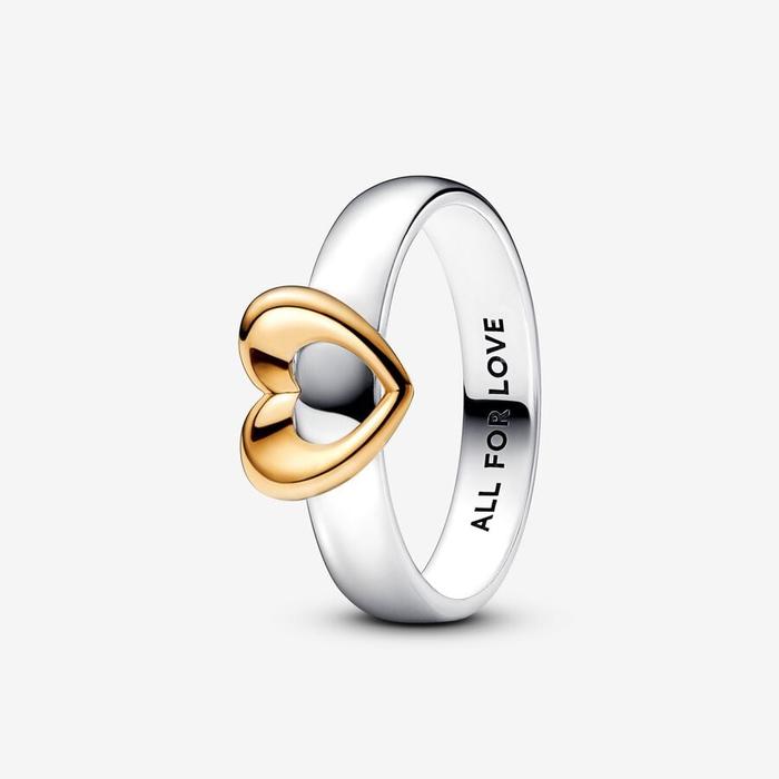 Anello Cuore scorrevole "All for love"