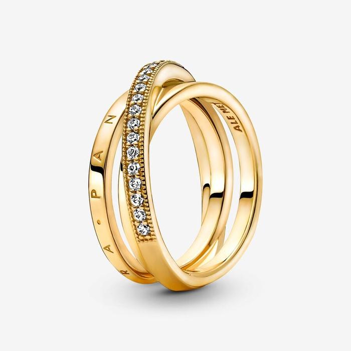 Anello Linee Intrecciate
