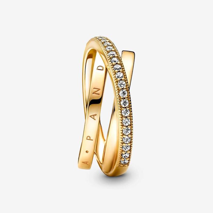 Anello Linee Intrecciate