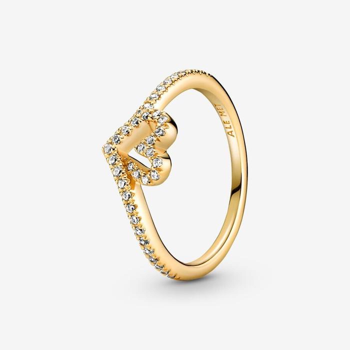 Anello Cuore Desiderio Scintillante