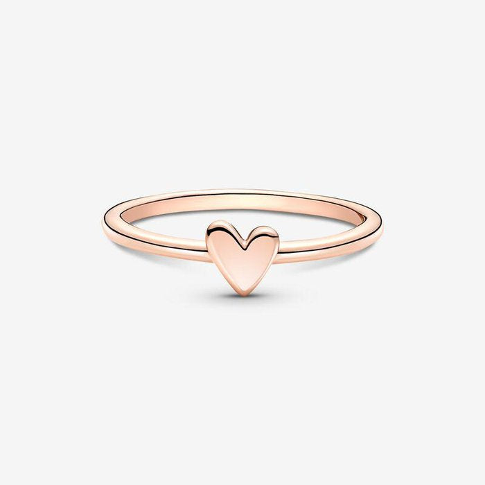 Anello Cuore Asimmetrico
