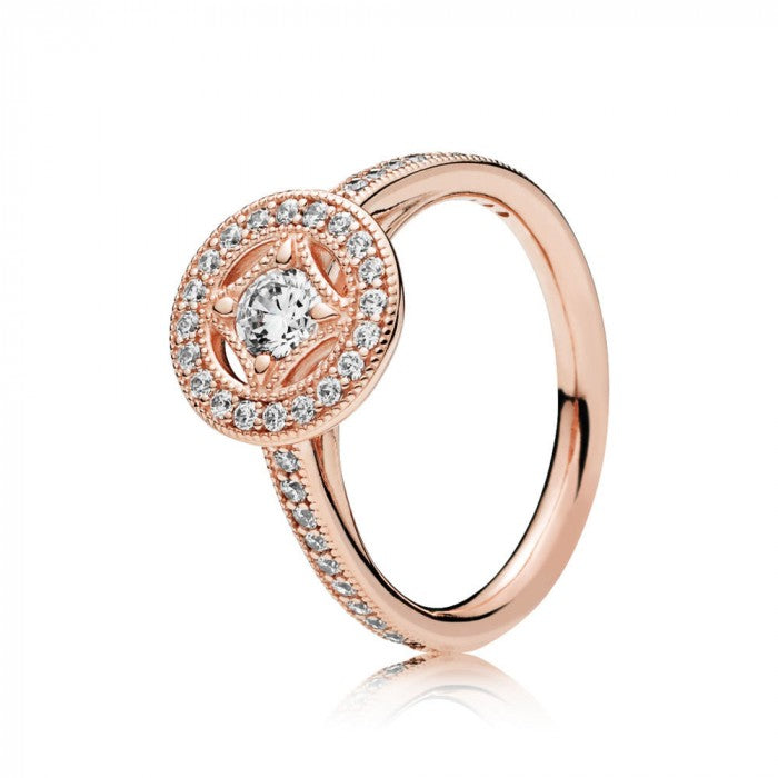 Anello rosè fascino vintage
