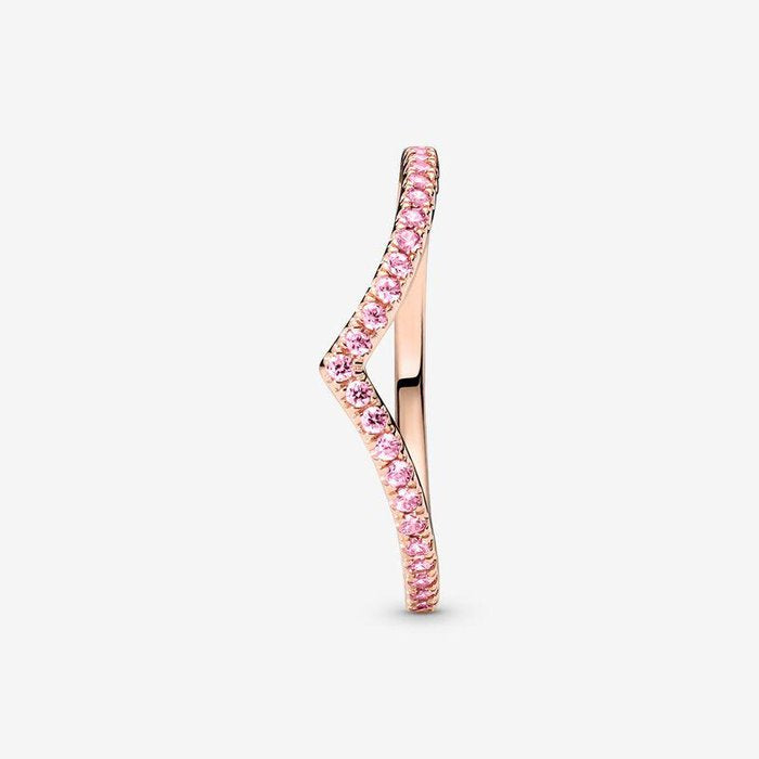 Anello Desiderio Scintillante Rosa