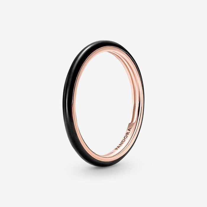 Bague noire Pandora ME