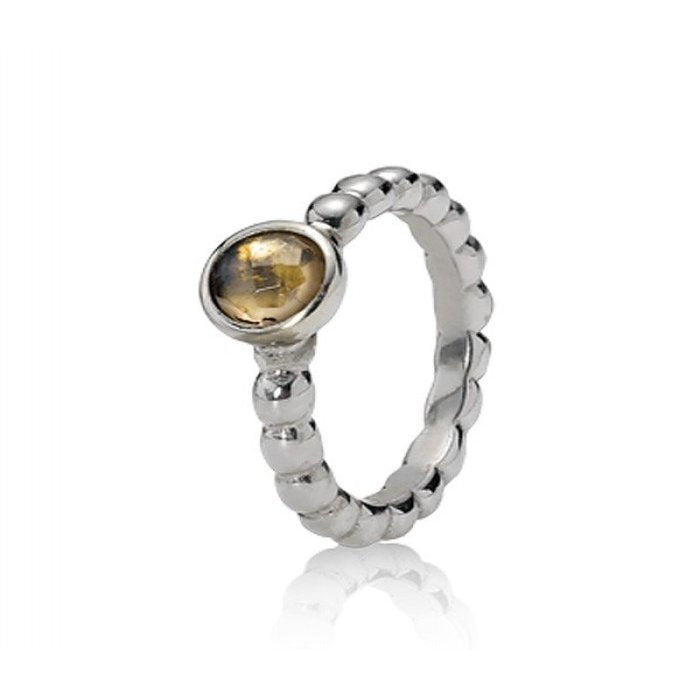 Anello pallini quarzo smok