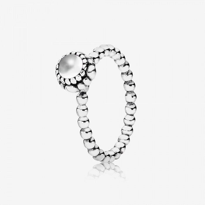 Anello con pietra natale Aprile