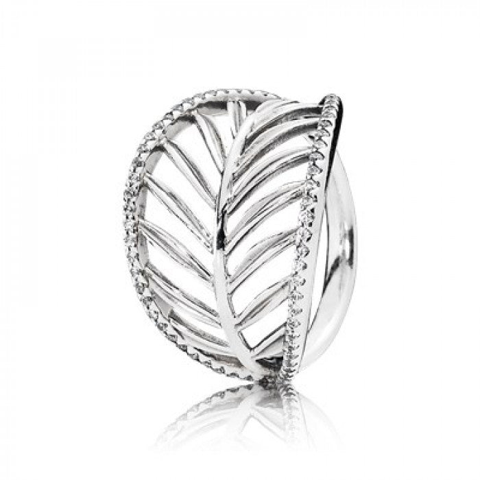 Anello foglia grande