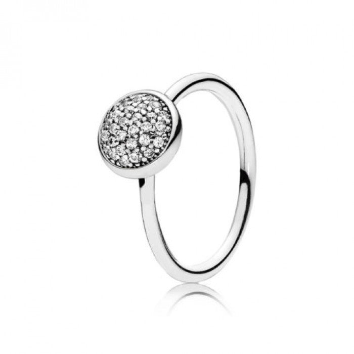 Anello goccia scintillante
