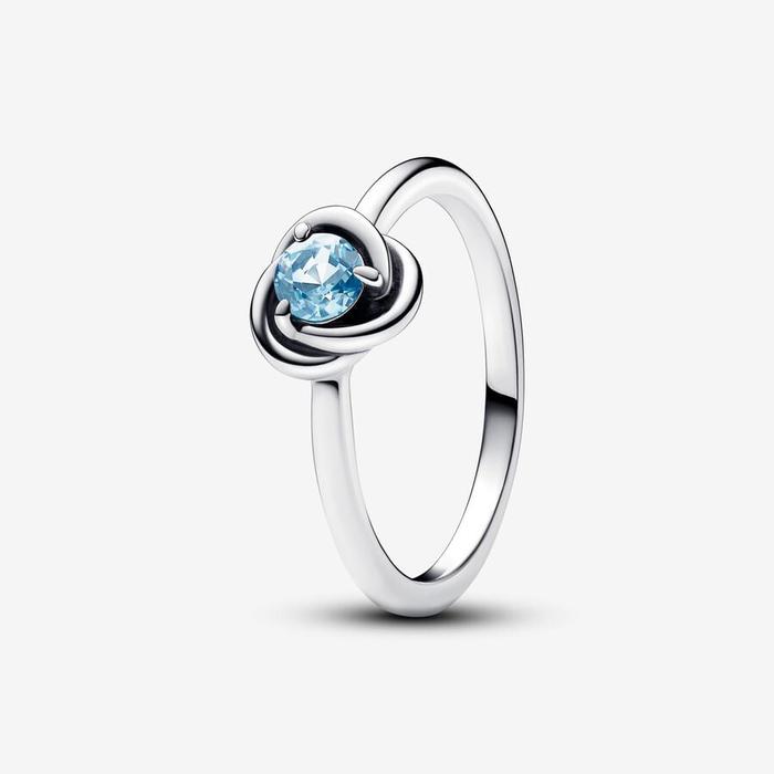 Anello Cerchio Eterno Azzurro Marzo