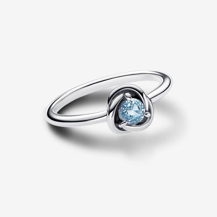 Anello Cerchio Eterno Azzurro Marzo