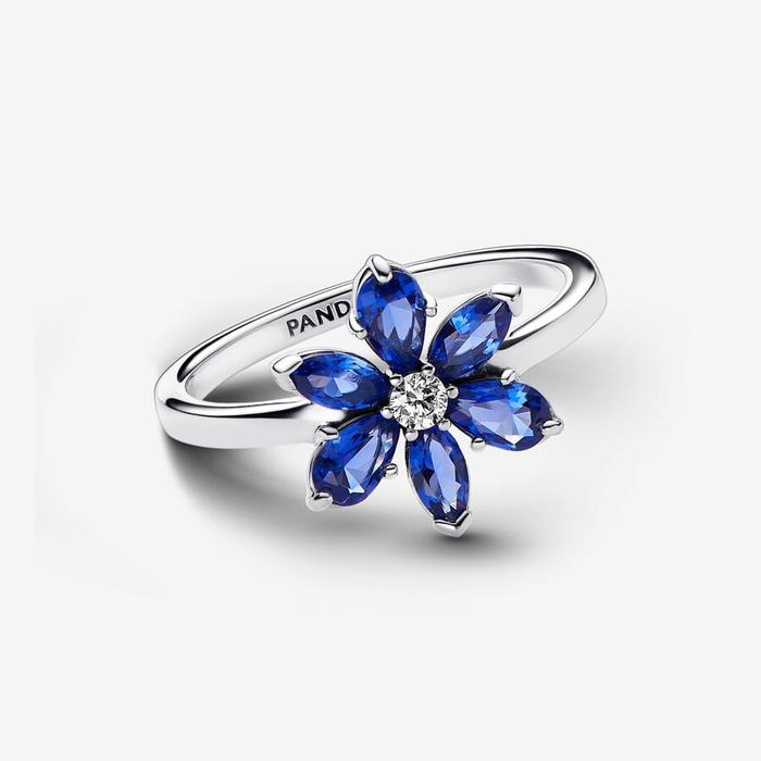 Anello Herbarium Fiore Blu
