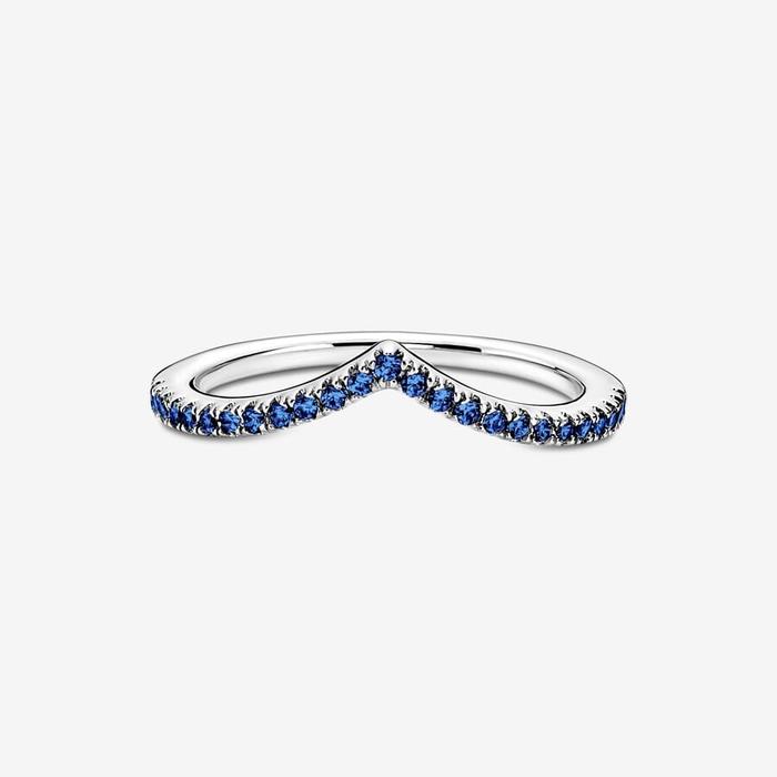 Anello Desiderio Scintillante Blu