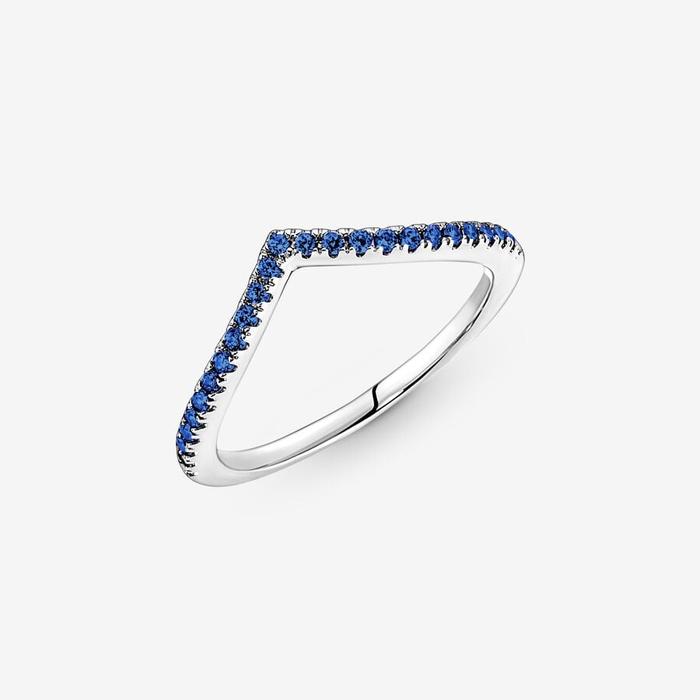 Anello Desiderio Scintillante Blu