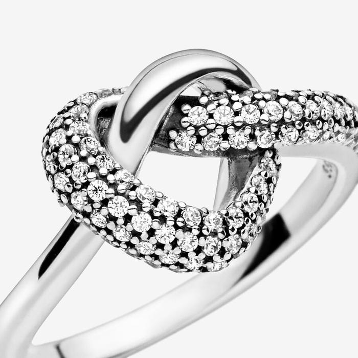 Anello Cuore intrecciato