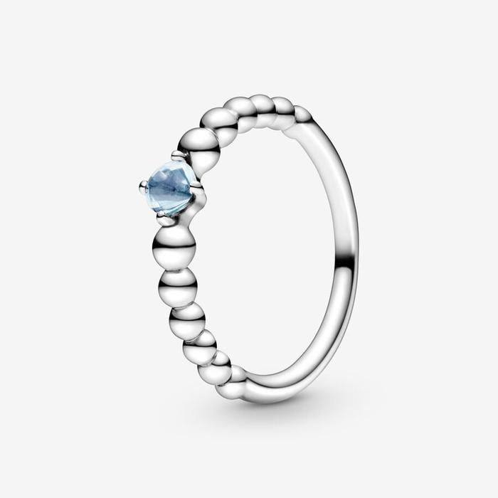 Anello Pietra Azzurro Marzo