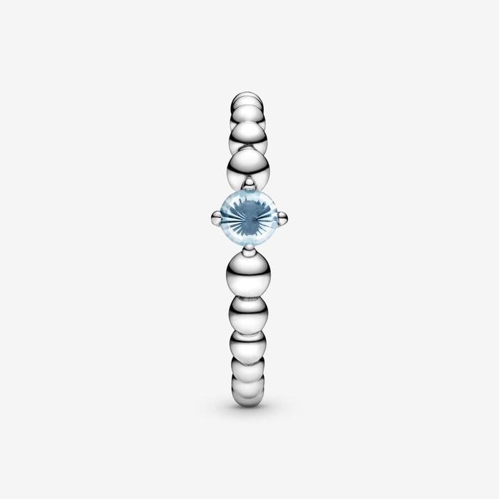 Anello Pietra Azzurro Marzo