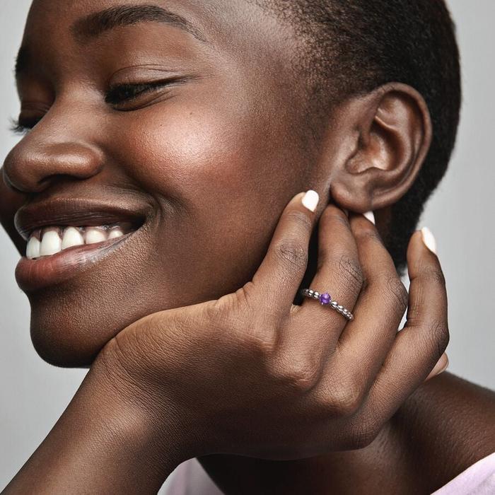 Purple Stone Ring February