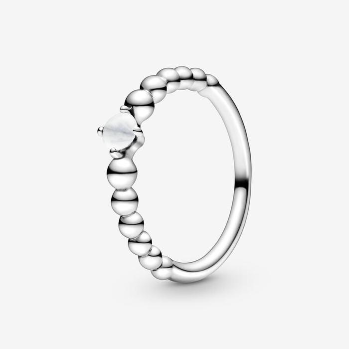 Anello Pietra Bianco Aprile