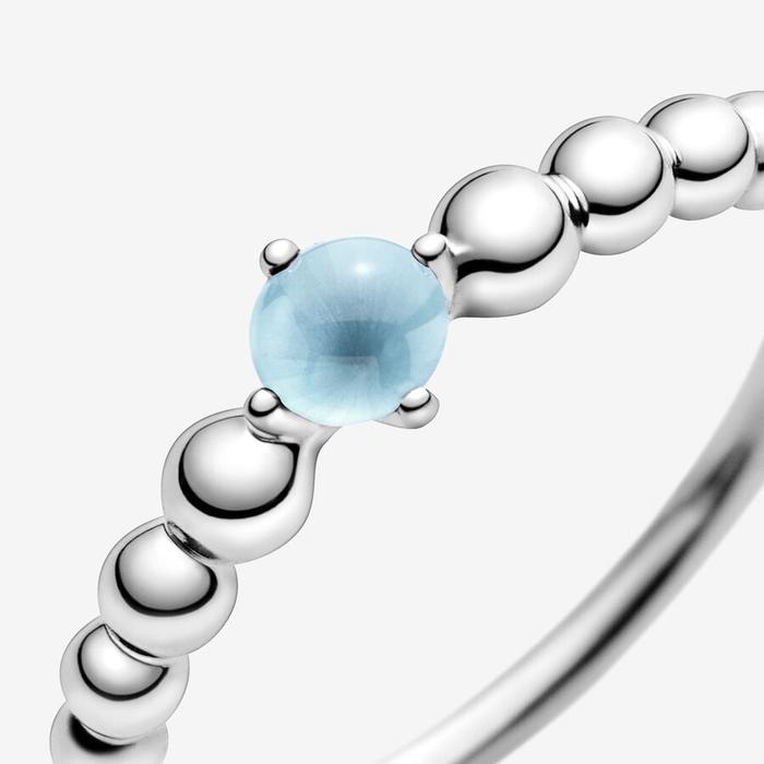 Anello Pietra Blu Dicembre