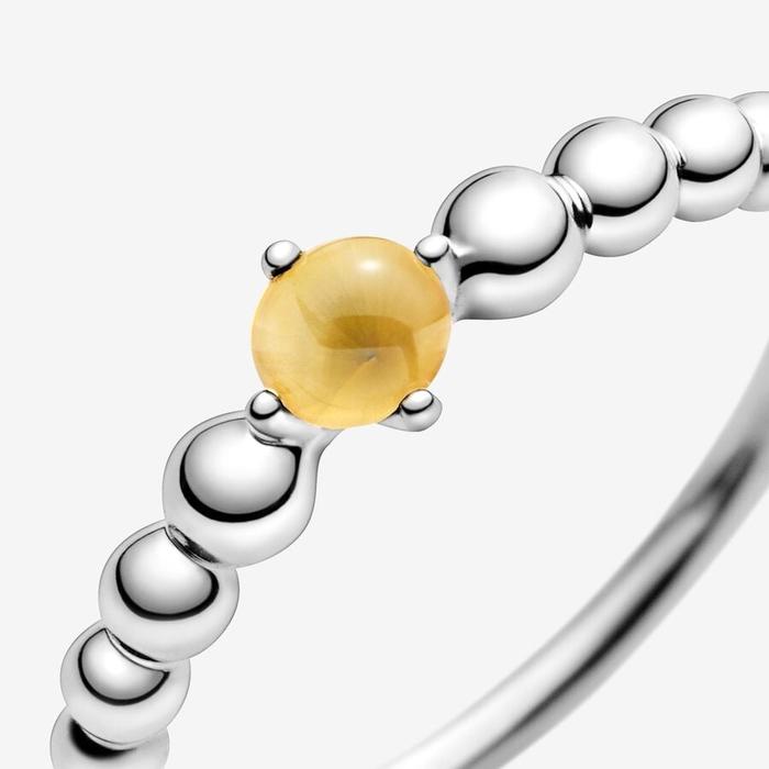 Bague Pierre de Miel Novembre
