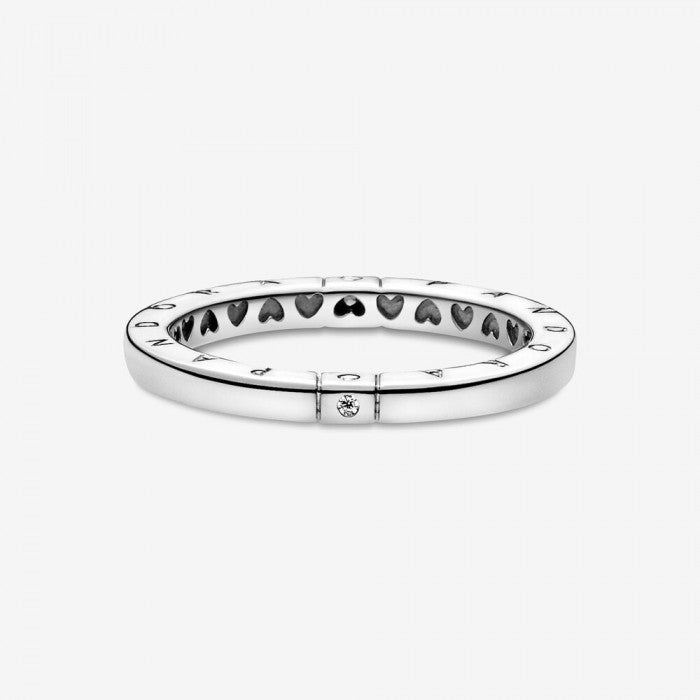 Anello Logo Pandora e Cuori