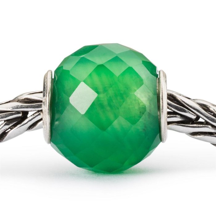 Round Faceted Green Onyx