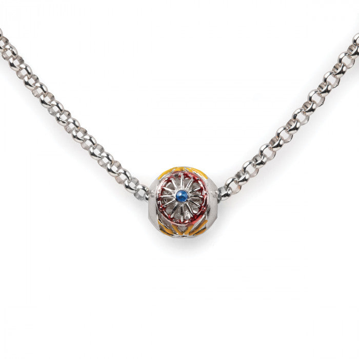 COLLANA CON BEAD RUOTA RODIO
