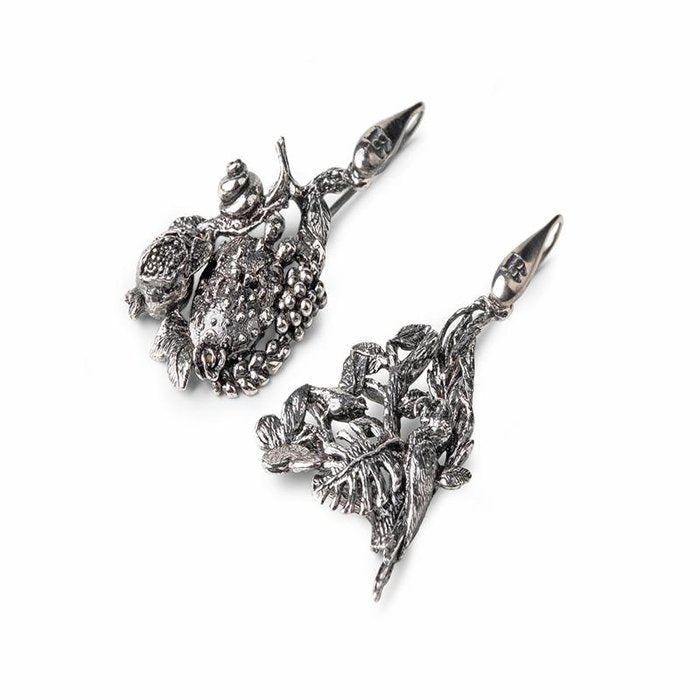 Earth/Air Nude Earrings