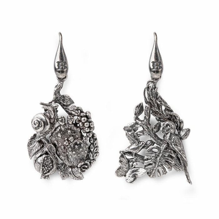 Earth/Air Nude Earrings