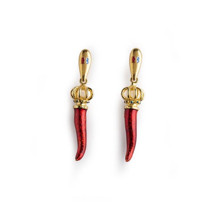Boucles d'oreilles en corne neuves