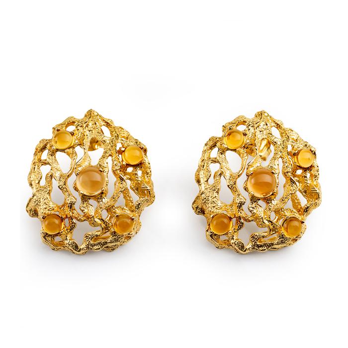 Boucles d'oreilles Volcan