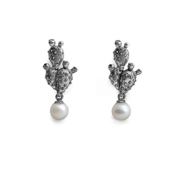 Boucles d'oreilles en perles de figue nue