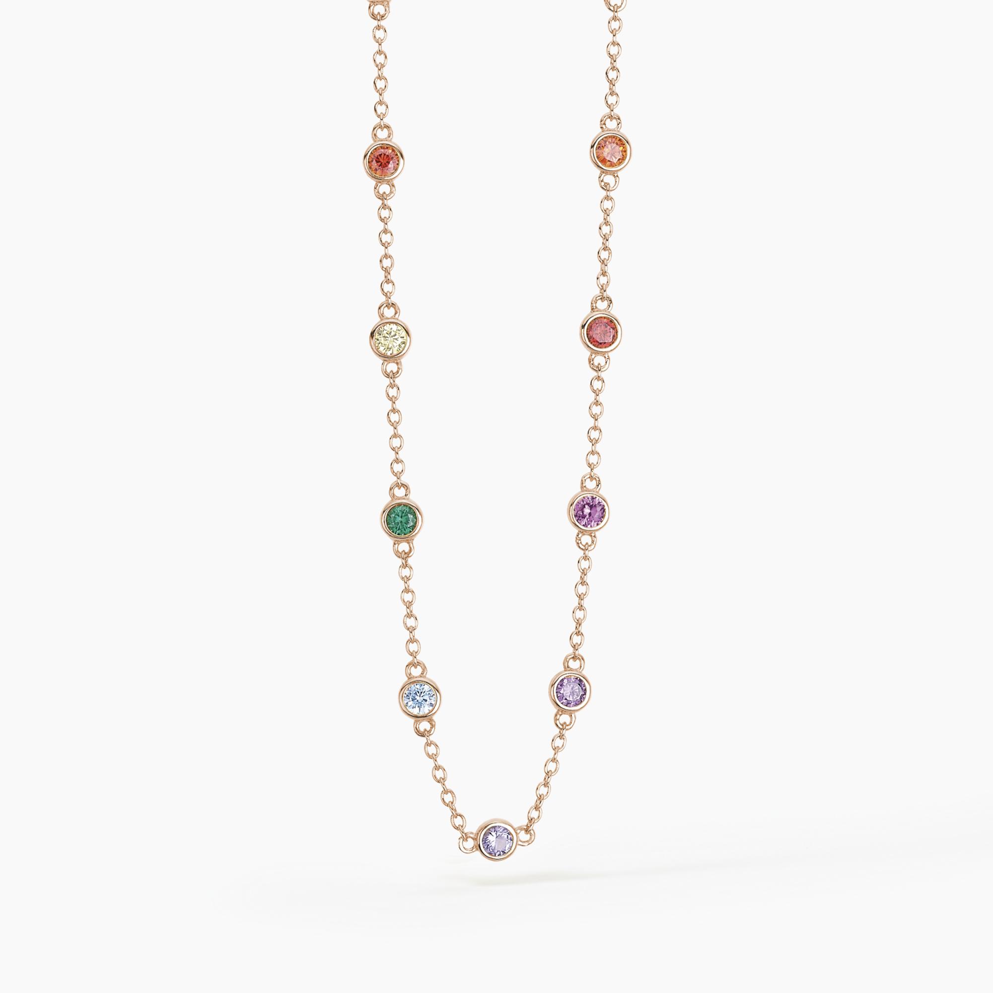 Collier ras du cou RAINBOW