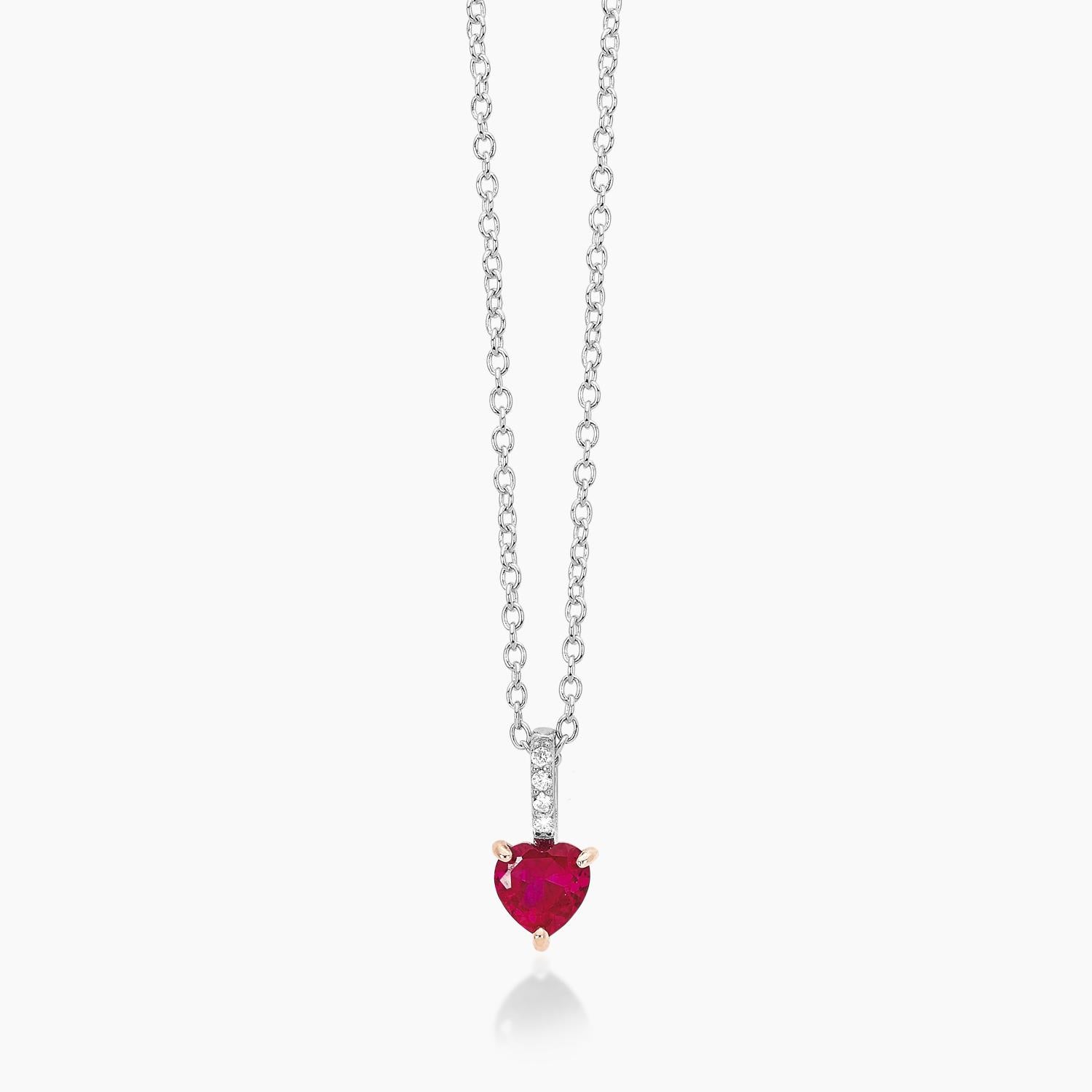 Collier ras du cou ROUGE