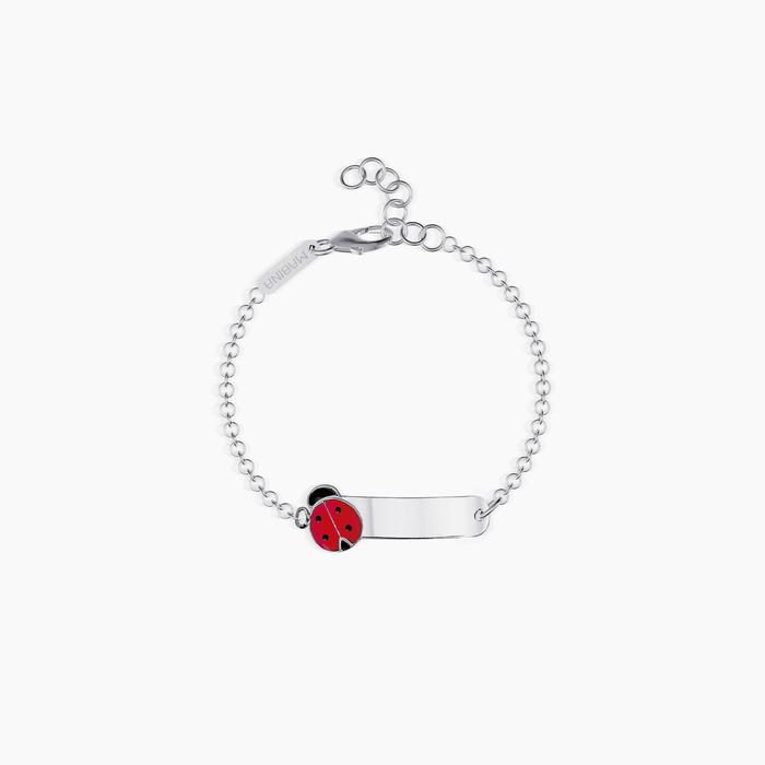 Ladybug bracelet with engravable tag LADYBUG-TAG