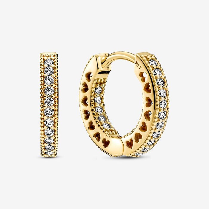 Heart Hoop Earrings