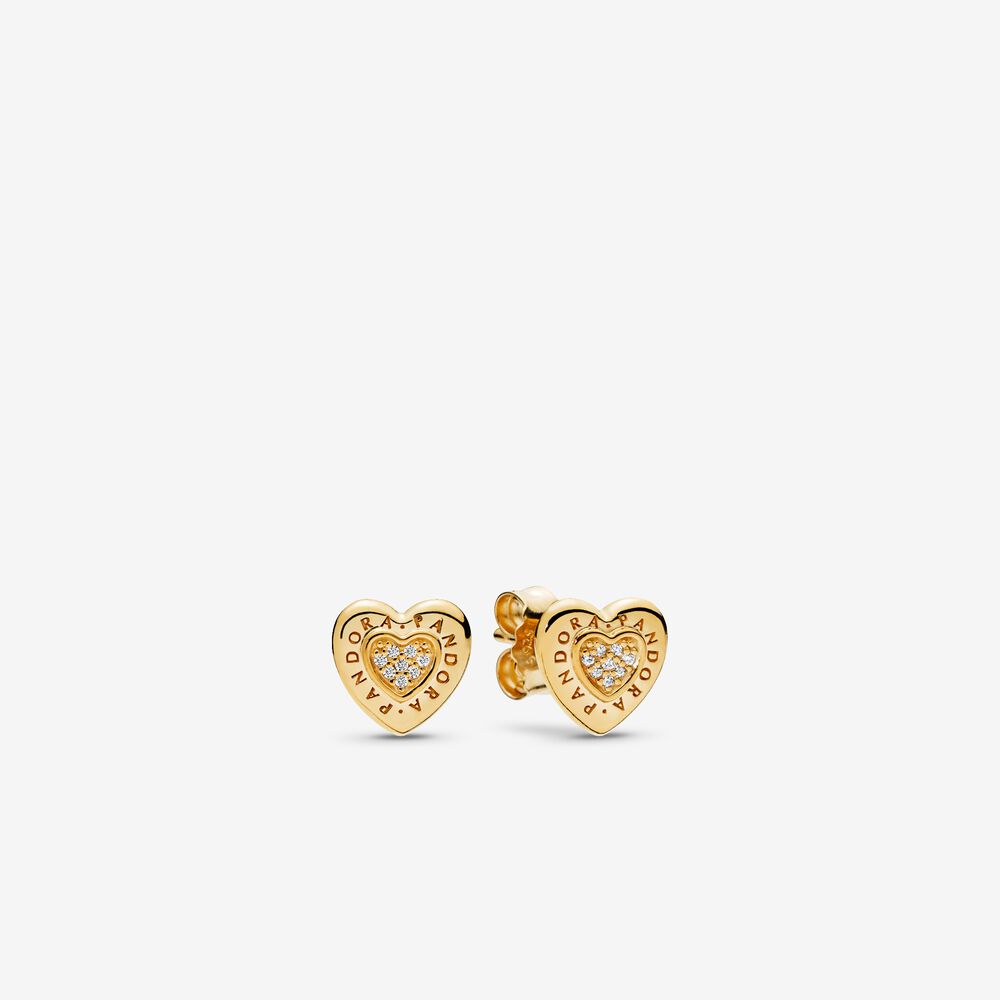 Orecchini shine cuore forever pandora