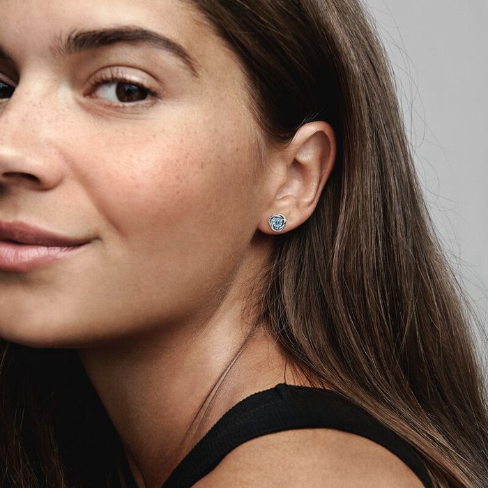 Eternal Blue Hoop Earrings March