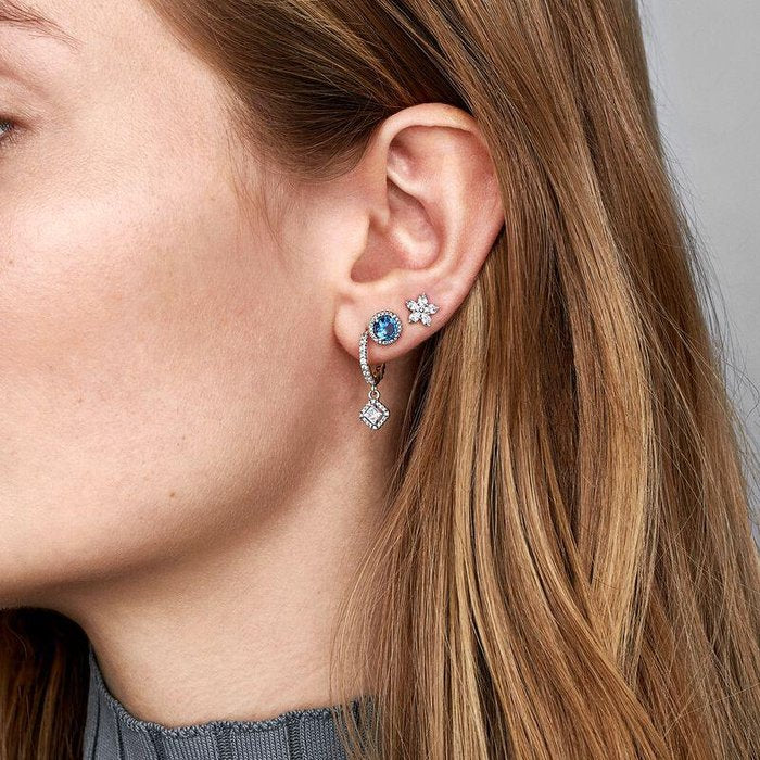 Sparkling Hoop Earrings