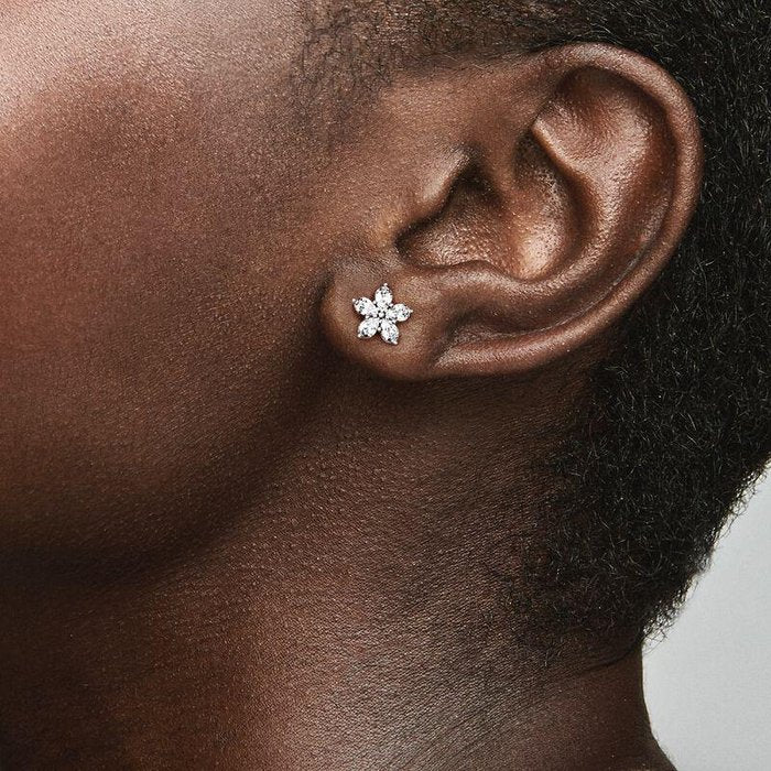 Boucles d'oreilles flocon de neige
