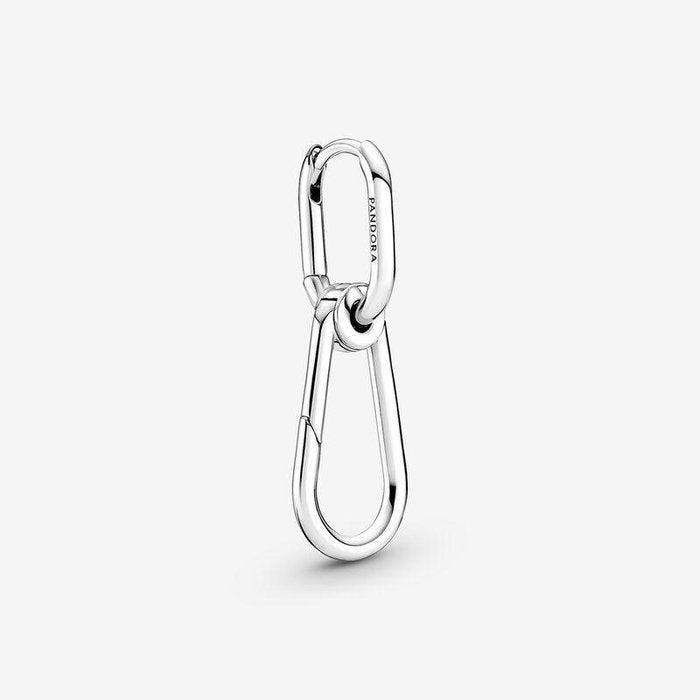 Boucle d'oreille à double maillon Pandora ME