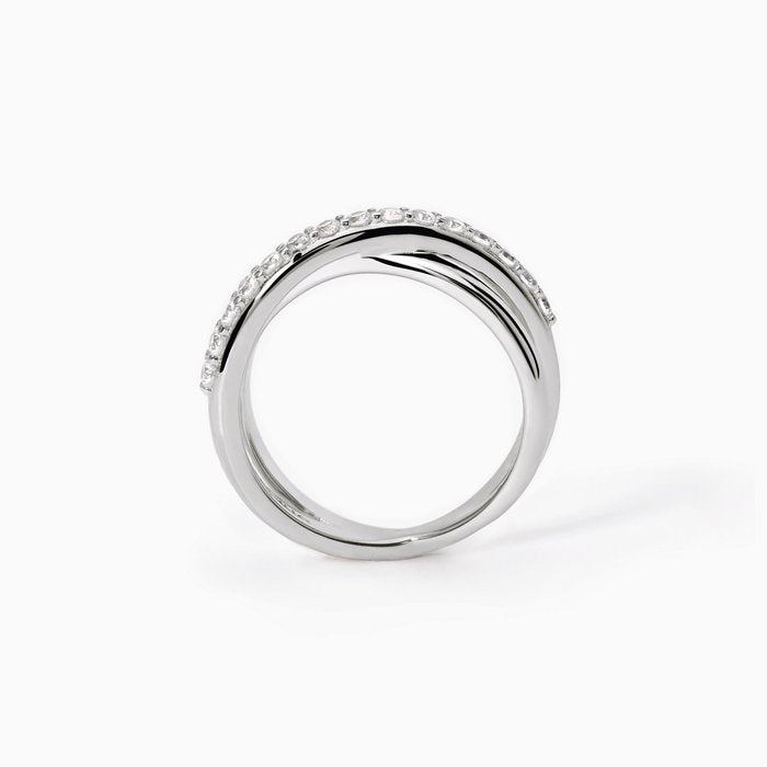 TOUJOURS Cross Band Ring