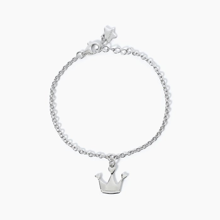 Bracciale argento con corona PRINCESS