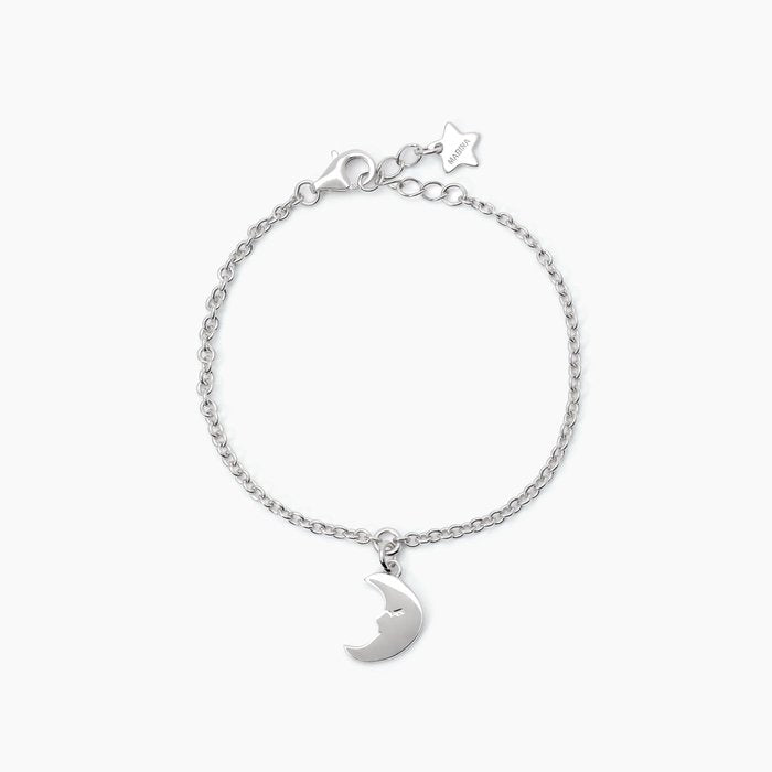 Bracelet en argent avec lune BLUE MOON