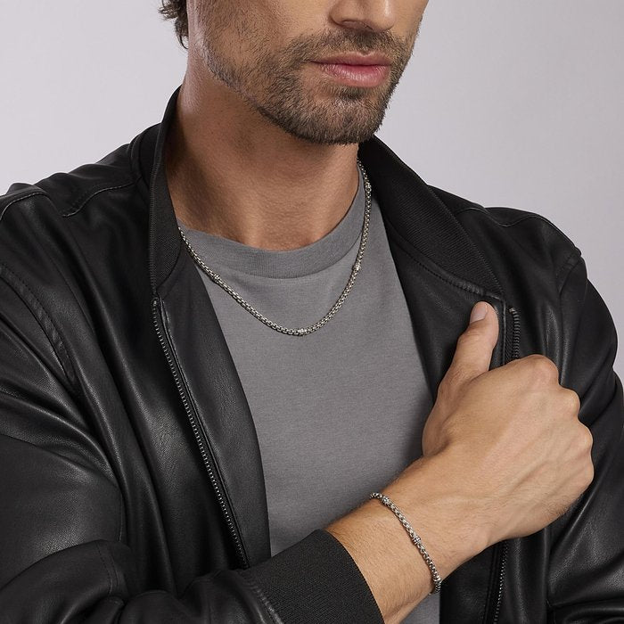 Bracelet with white inserts MONTECARLO