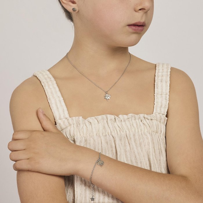 Collier Trèfle à Quatre Feuilles TROUVEZ-MOI