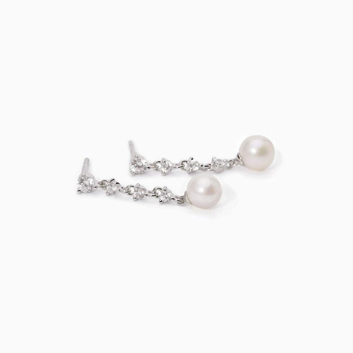 Orecchini con perle coltivate LONG NIGHT